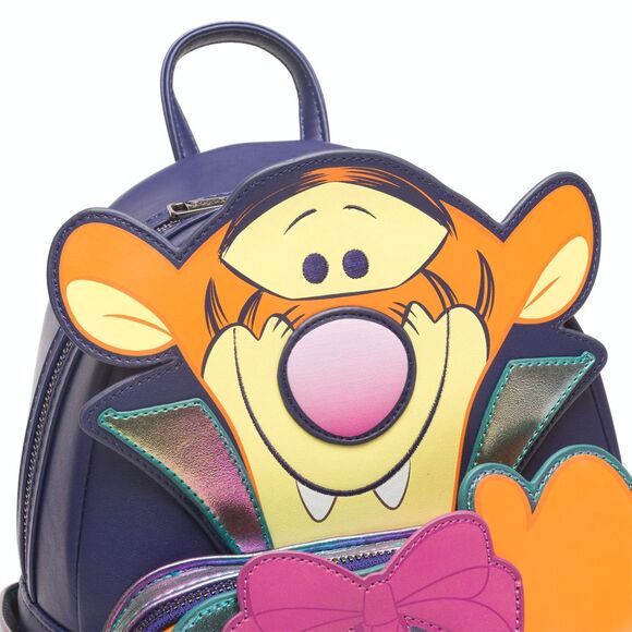 Loungefly DIsney Pooh Rainbow Holographic Vampire Tigger Mini Backpack main image 9